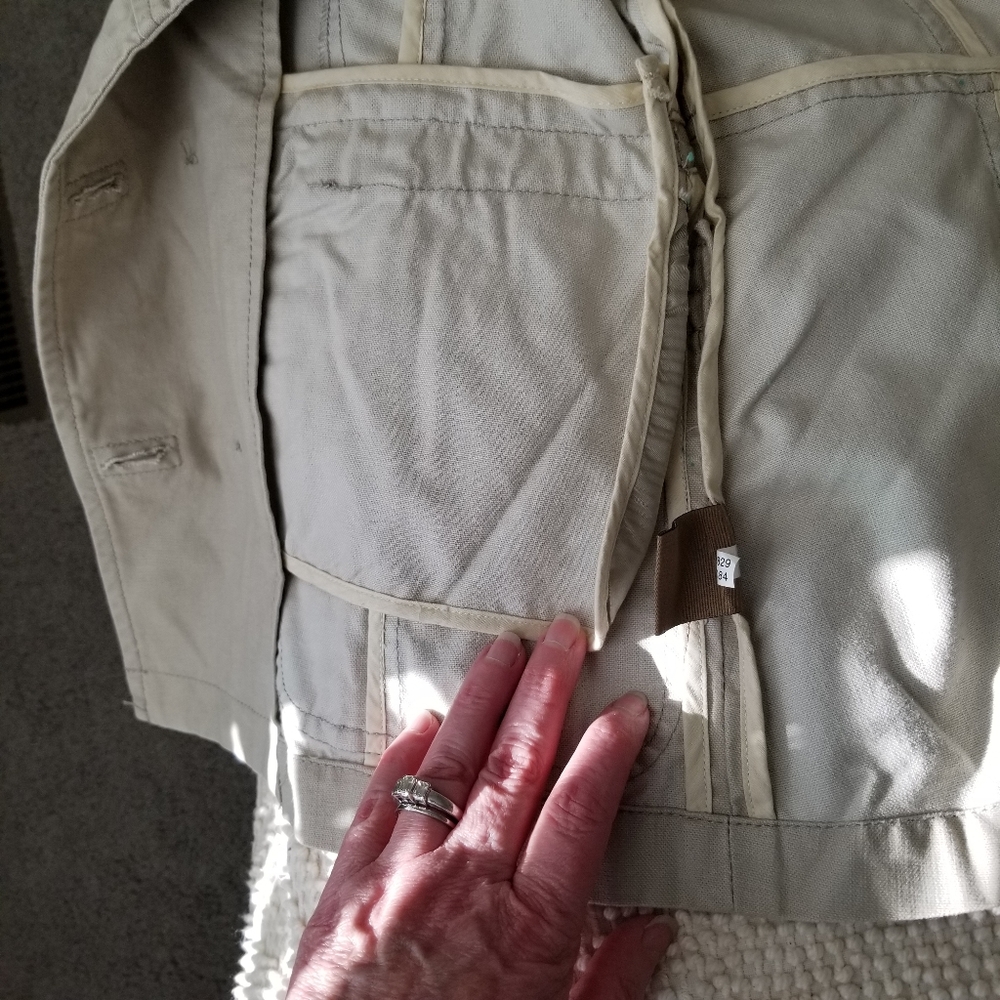 Indigo Palms 100% Cotton Heavy Chino Jacket - Picture 13 of 15